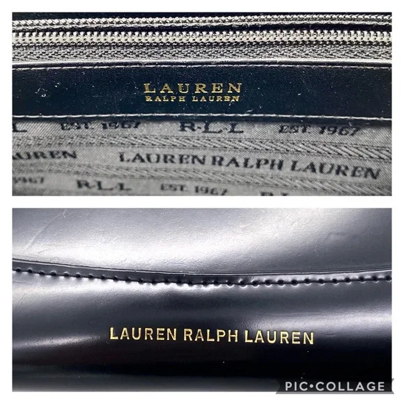LAUREN Ralph Lauren Winford SP Convertible Satchel Handbag & Wallet Set - Picture 14 of 15